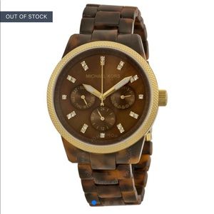 Michael Kors Jet Set Tortoise Shell Ladies Watch